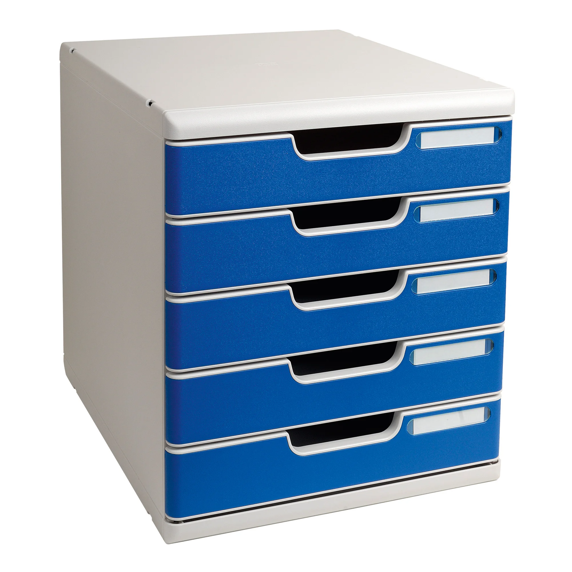 EXACOMPTA Schubladenbox MODULO A4, 5 Schübe, blau (EAN: 9002493023895)