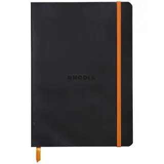 RHODIA Notizbuch RHODIARAMA, DIN A6, liniert, schwarz (EAN: 3037921173022)