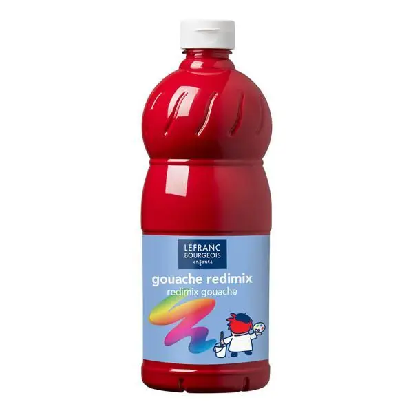 LEFRANC BOURGEOIS Gouachefarbe 1.000 ml, primärrot (EAN: 3013641880280)