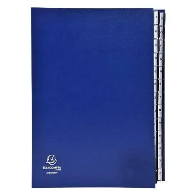 EXACOMPTA Ordnungsmappe Ordonator, A4, A-Z, 26 Fächer, blau (EAN: 3157406583037)