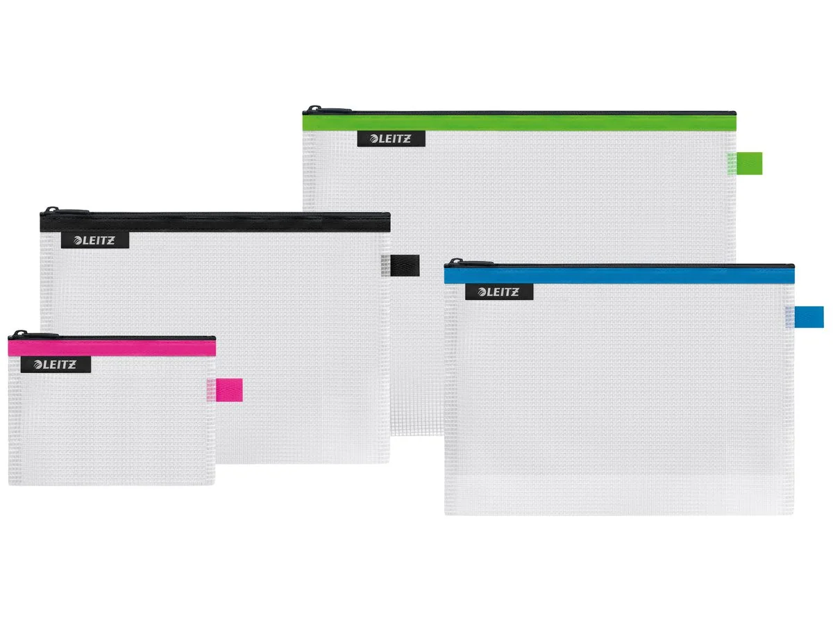 LEITZ Reißverschlusstasche WOW Traveller, 4er Set (EAN: 4002432119509)