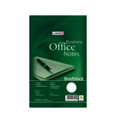 herlitz Briefblock "Business Office Notes", DIN A5, blanko (EAN: 4006144584945)