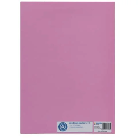 HERMA Heftschoner, DIN A4, aus Papier, rosa (EAN: 4008705070485)