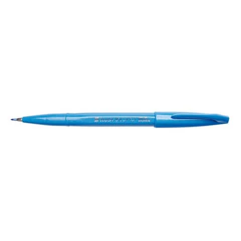 PentelArts Faserschreiber Brush Sign Pen, hellblau (EAN: 4902506287144)