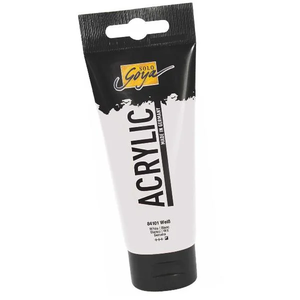KREUL Acrylfarbe SOLO Goya Acrylic, weiß, 100 ml (EAN: 4000798841010)