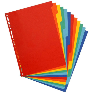 EXACOMPTA Karton-Register, DIN A4+, 12-teilig (EAN: 3141870000992)