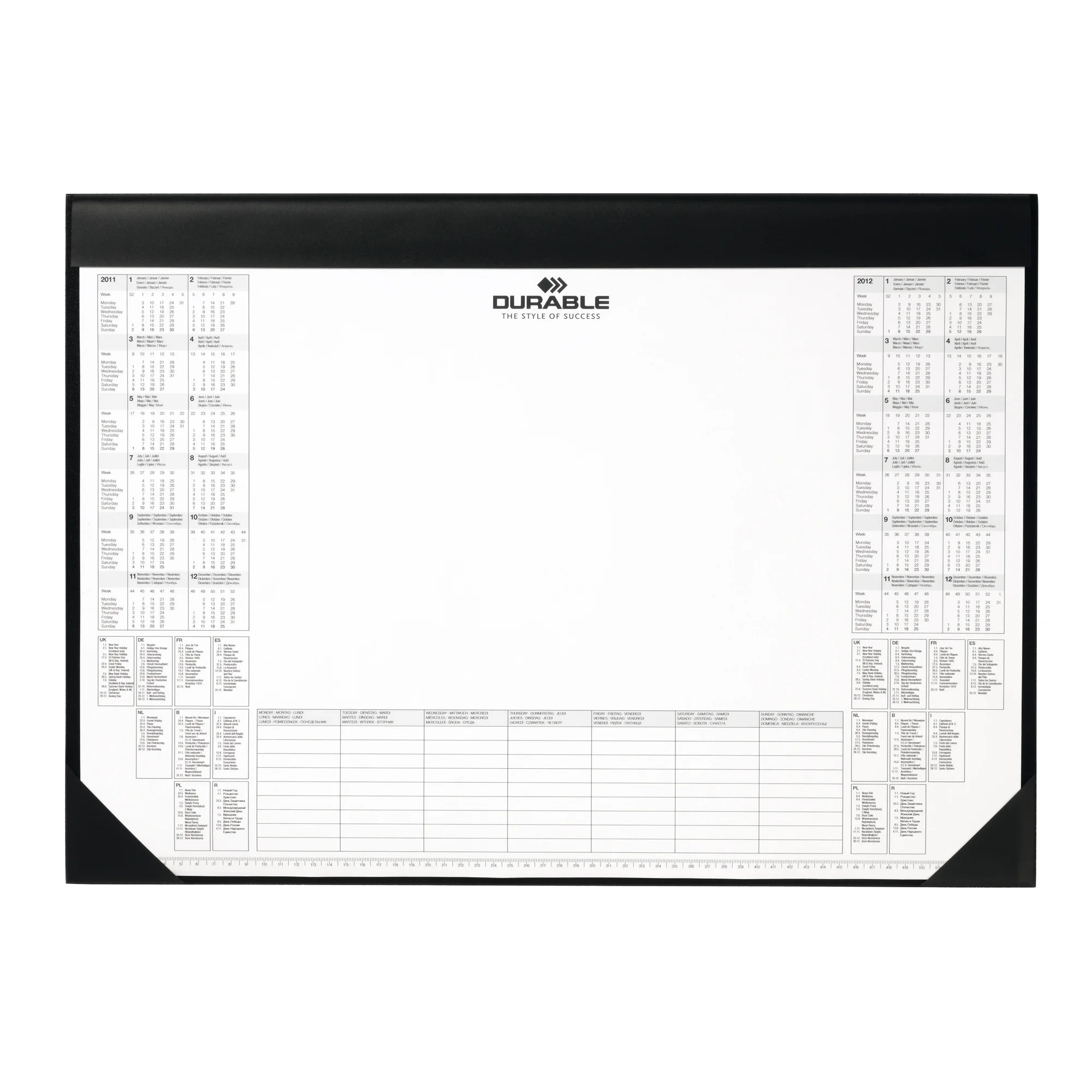 DURABLE Schreibunterlage mit Kalenderblock, schwarz (EAN: 4005546701134)