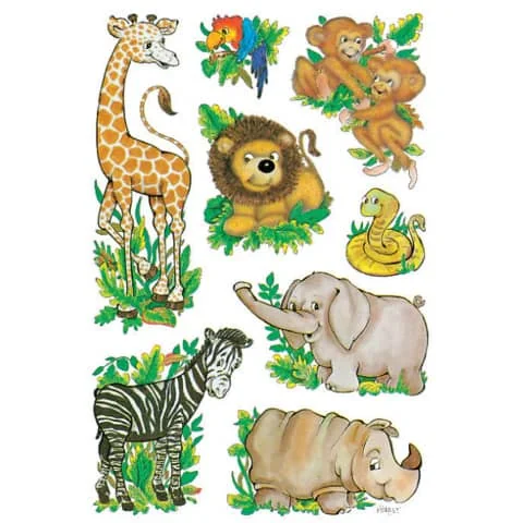 HERMA Sticker DECOR "Dschungeltiere" (EAN: 4008705037938)