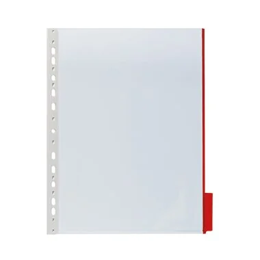 DURABLE Sichttafel FUNCTION, DIN A4, transparent, Tab: rot (EAN: 4005546571287)