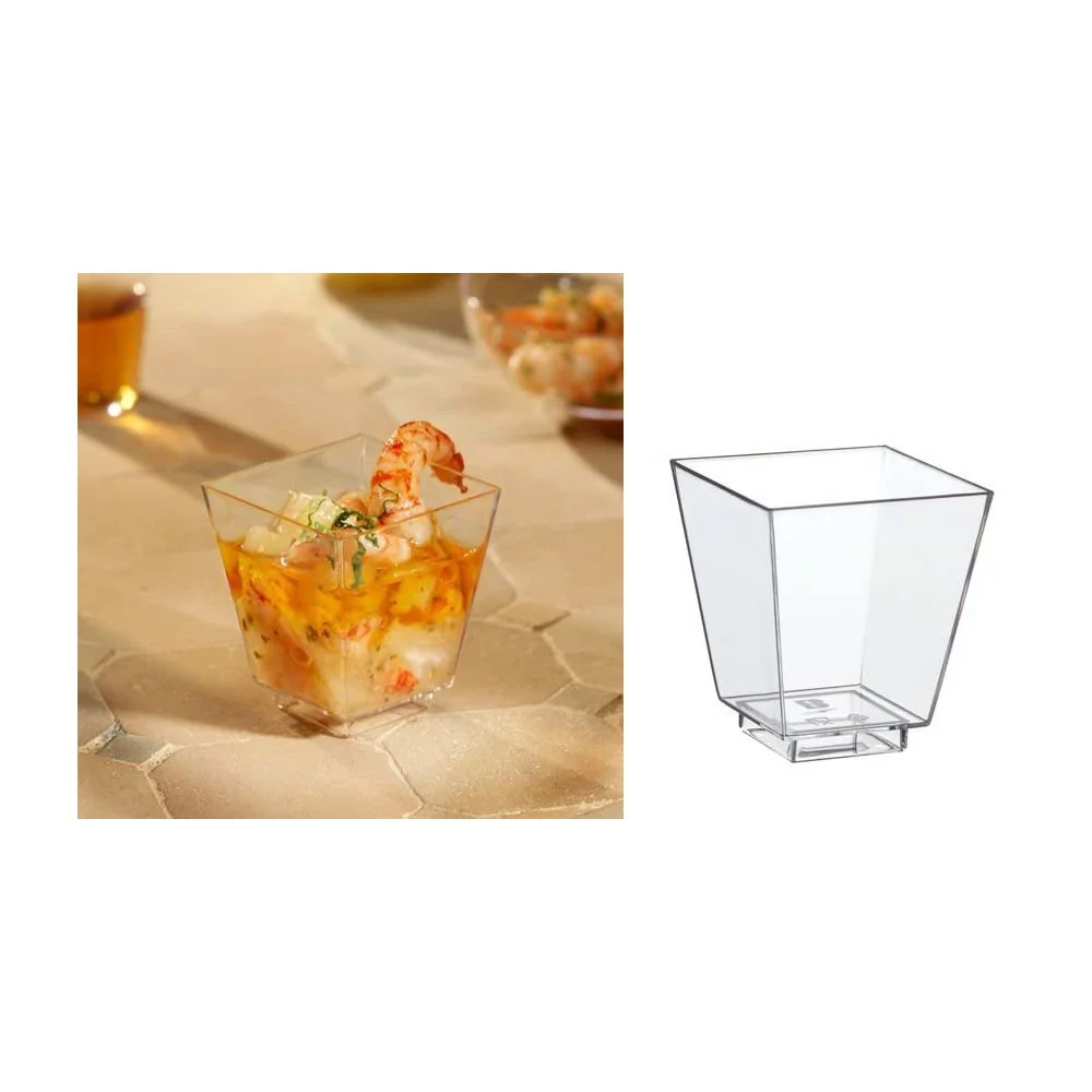 STARPAK Fingerfood-Schale eckig, 50 ml, glasklar (EAN: 4002911199886)