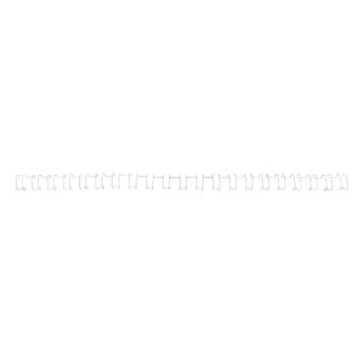 GBC Drahtbinderücken WireBind, A4, 21 Ringe, 6 mm, weiß (EAN: 0013465165085)