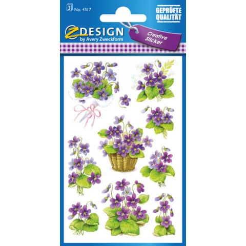 ZDesign CREATIVE Sticker "Veilchen" (EAN: 4004182043172)