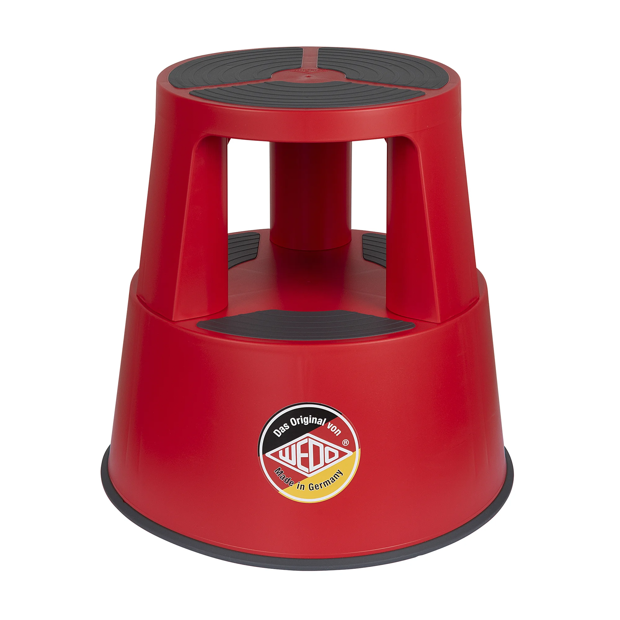 WEDO Rollhocker SuperStep, aus Kunststoff, rot / RAL 3000 (EAN: 4003801874197)