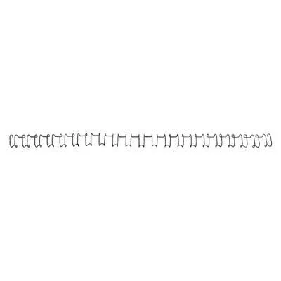 GBC Drahtbinderücken WireBind, A4, 21 Ringe, 10 mm, schwarz (EAN: 0013465165221)