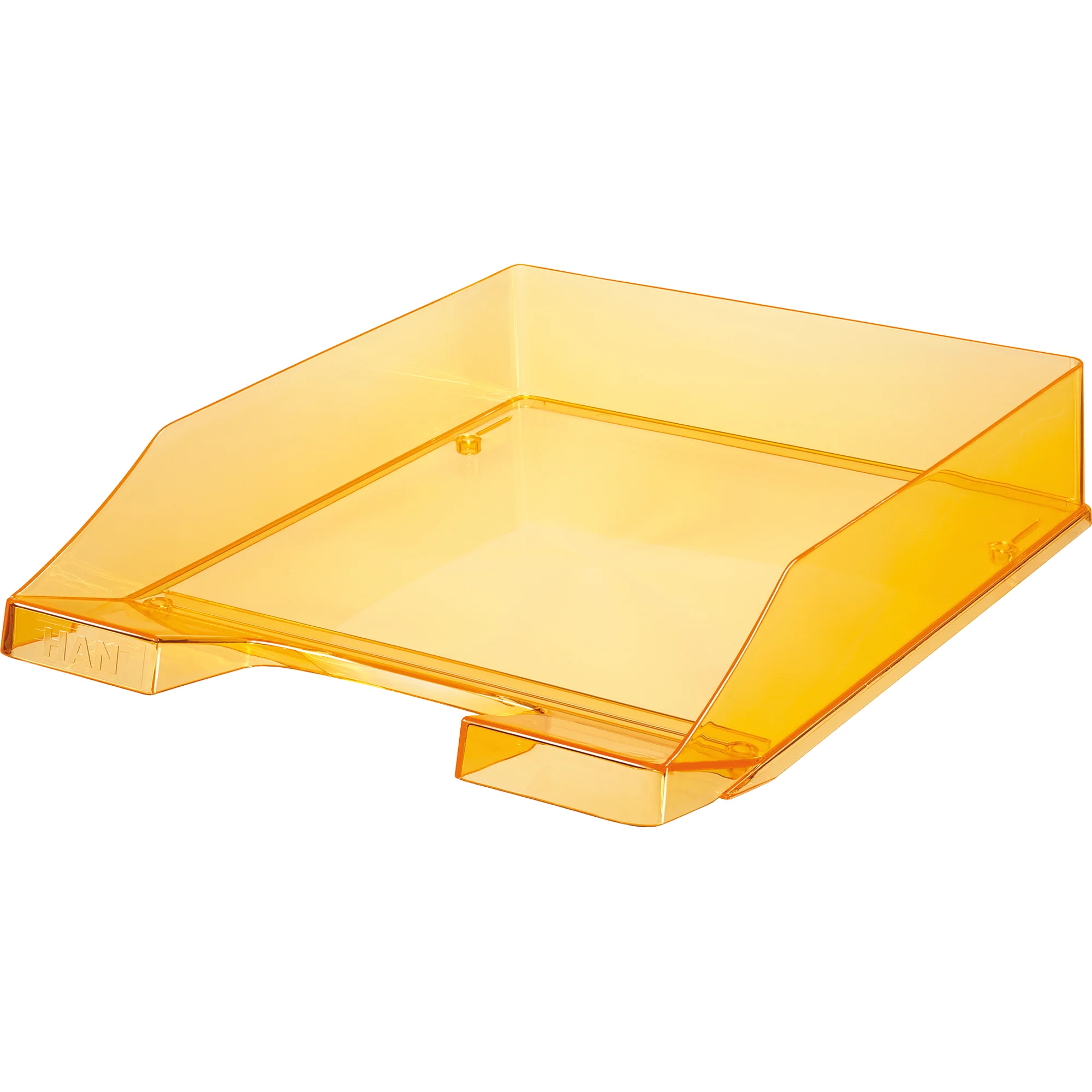HAN Briefablage KLASSIK TRANSPARENT, DIN A4, orange- (EAN: 4012473012660)