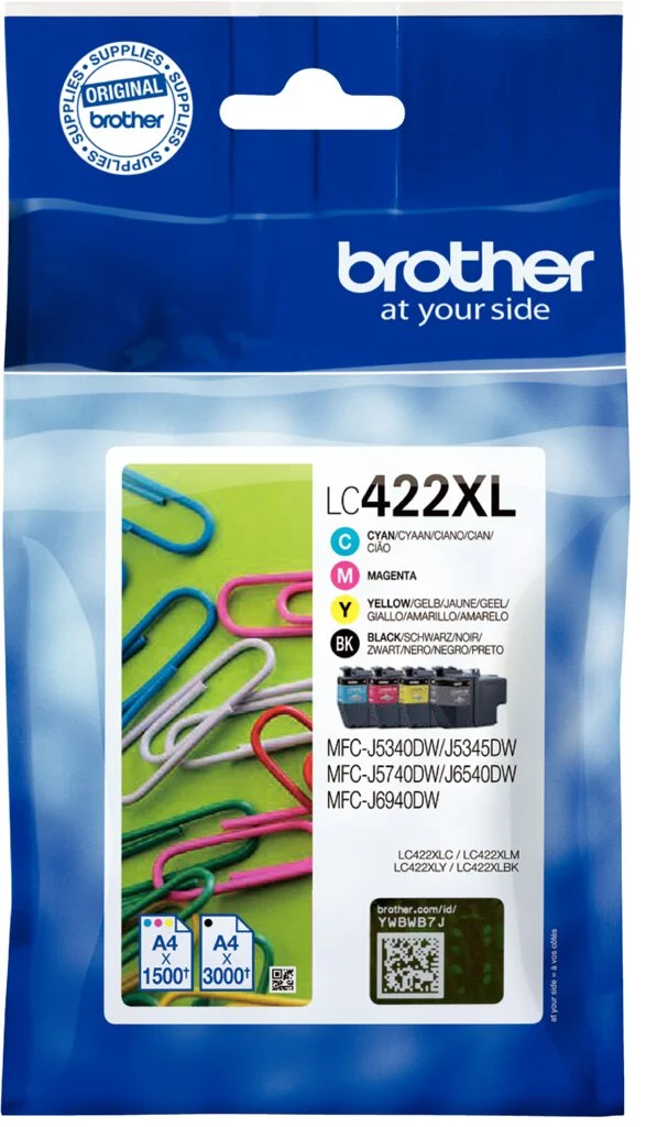 brother Tinte LC422XL für brother MFC-J5340DW, Multipack (EAN: 4977766816892)