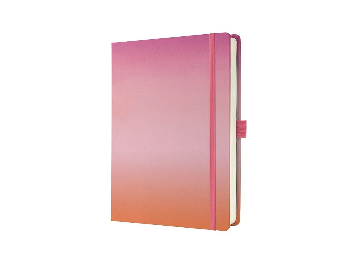 sigel BuJo Notizbuch Jolie "Gradient Sunset", DIN A5+, elfenbeinfarbig (EAN: 4004360781414)