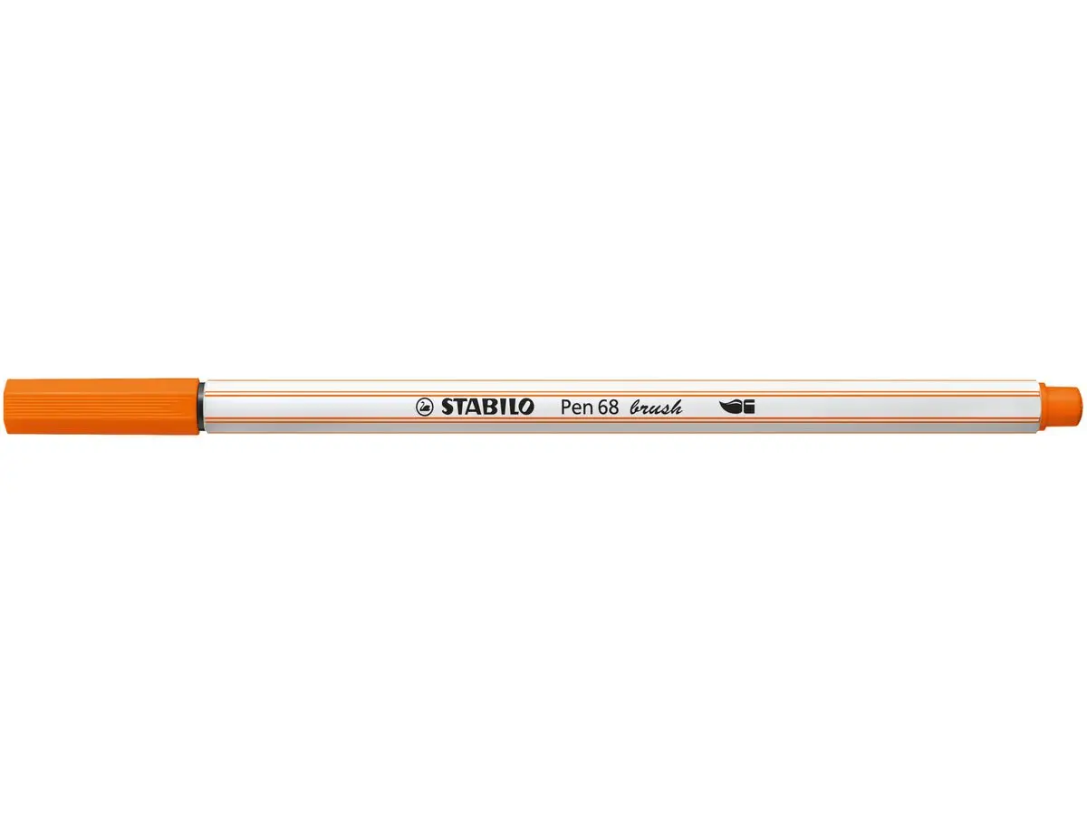 STABILO Pinselstift Pen 68 brush, gelbrot (EAN: 4006381578240)
