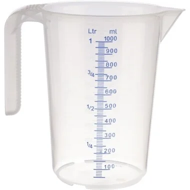 APS Messbecher STACKABLE, 1,0 Liter, transparent (EAN: 4004133300620)