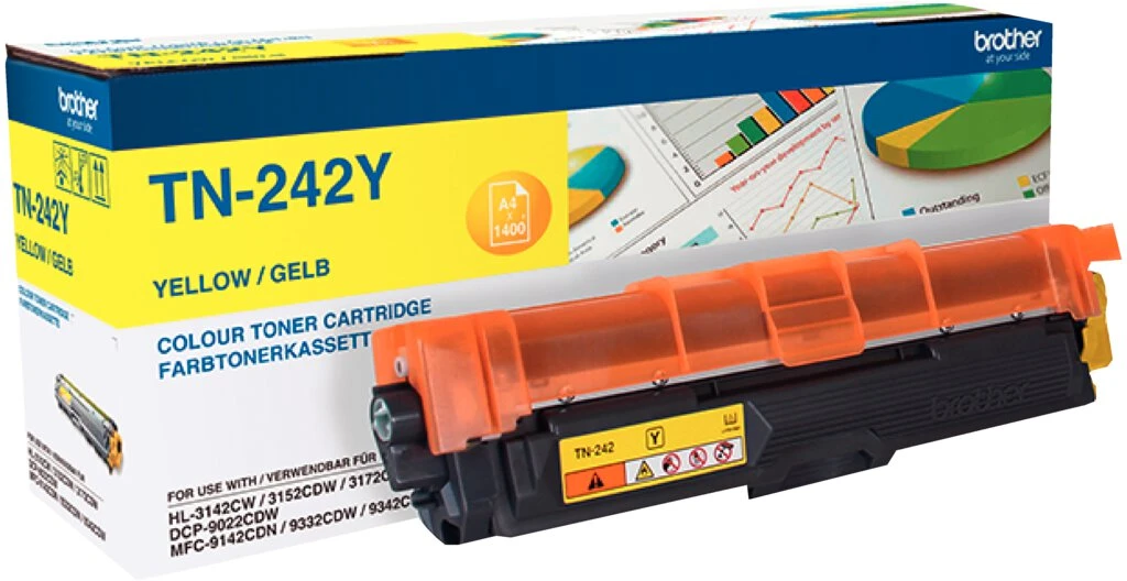 brother Toner für brother HL-3142CW, HL-3152CDW, gelb (EAN: 4977766745635)