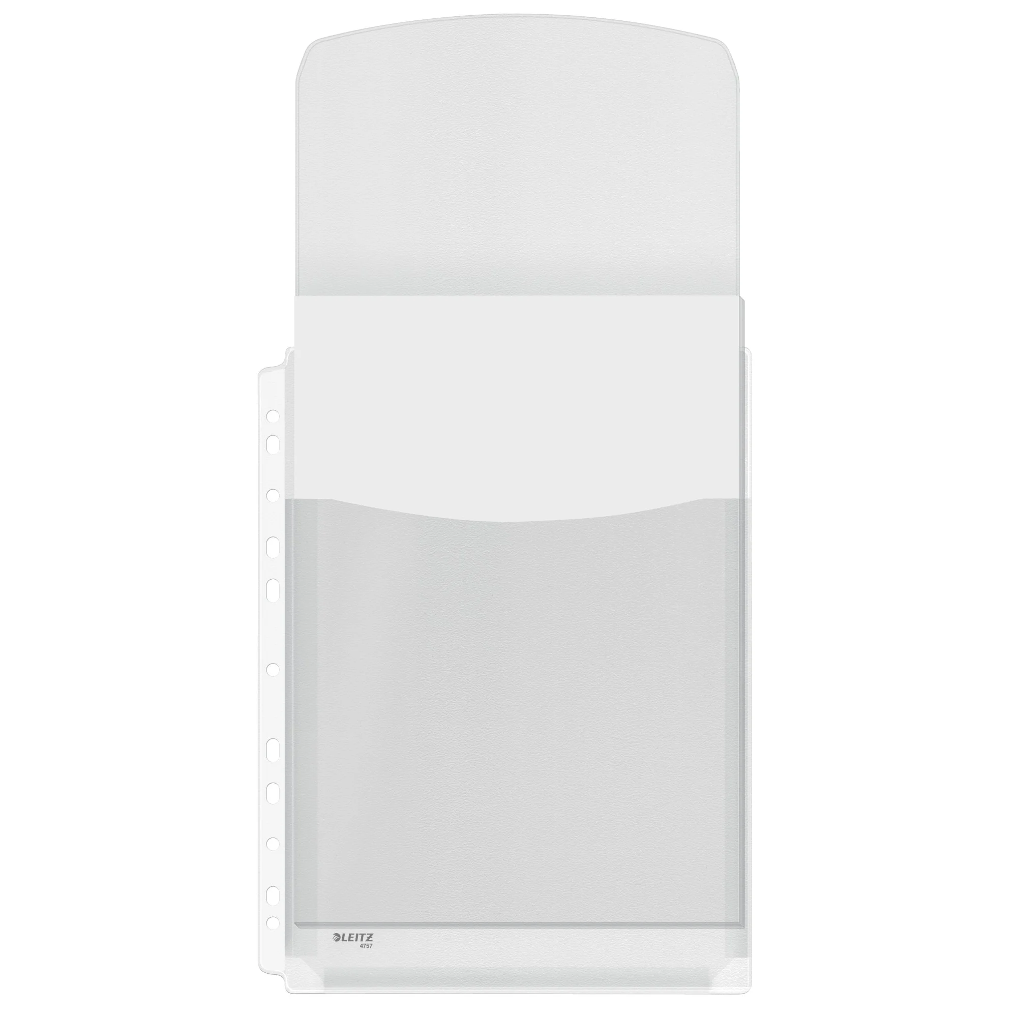 LEITZ Maxi Prospekthülle mit Klappe, A4, PVC, genarbt (EAN: 4002432363216)
