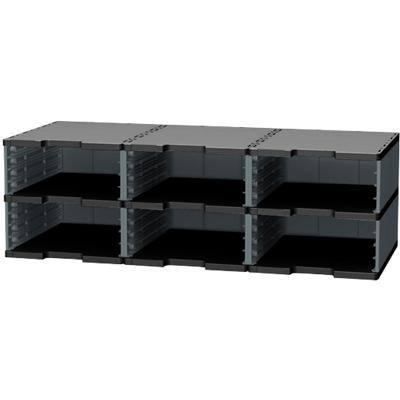 EXACOMPTA Schubladenbox MODULODOC Jumbo, schwarz / mausgrau (EAN: 9002493422766)