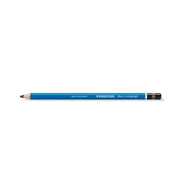 STAEDTLER Bleistift Mars Lumograph, Härtegrad: 6B, blau (EAN: 4007817104033)