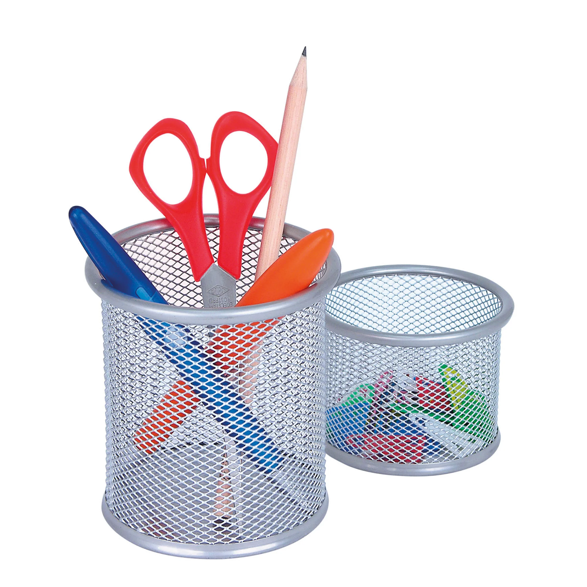 WEDO Stifteköcher-Set Office, aus Drahtmetall, silber (EAN: 4003801792767)