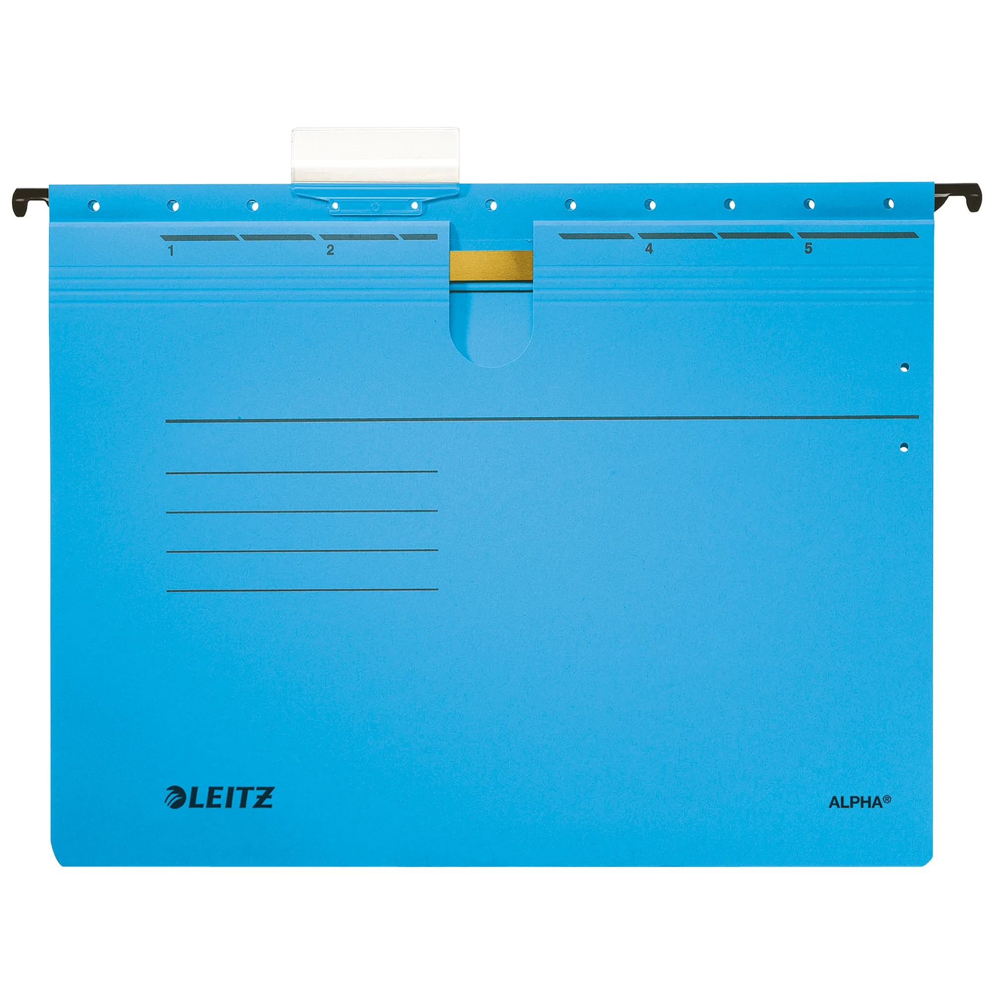 LEITZ ALPHA Hängehefter, A4, kaufmännische Heftung, blau (EAN: 4002432332182)