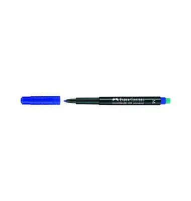 FABER-CASTELL Permanent-Marker MULTIMARK M, blau (EAN: 4005401525516)