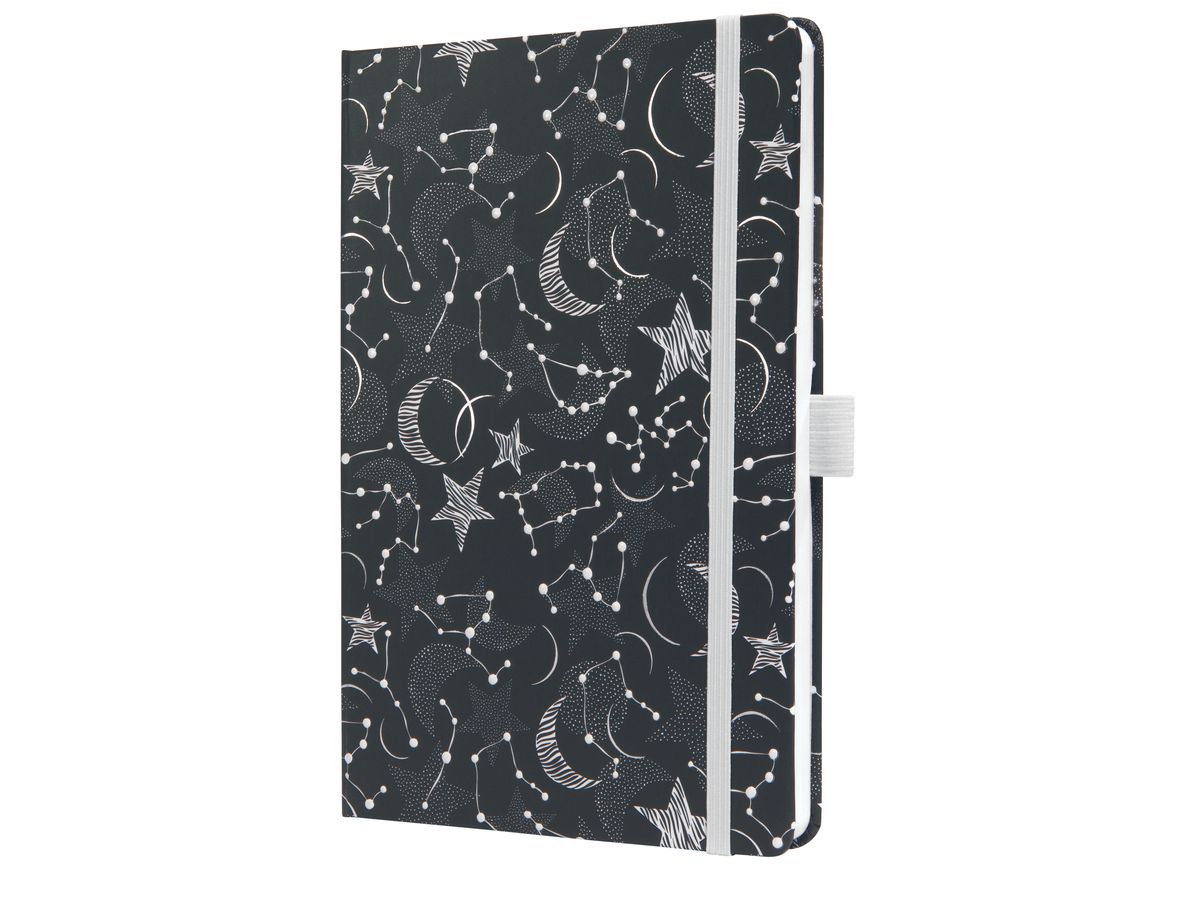 sigel Notizbuch Jolie Beauty "Cosmic Fantasy Black", DIN A5 (EAN: 4004360792359)