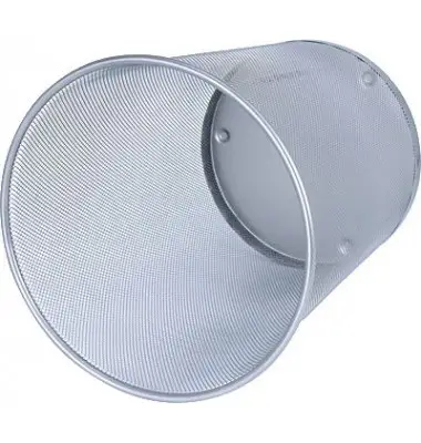 WEDO Papierkorb Office, aus Drahtmetall, 18 Liter, silber (EAN: 4003801792729)
