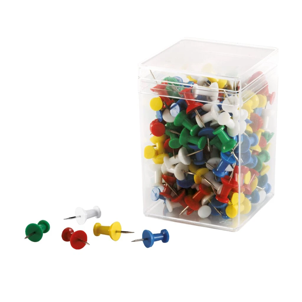 magnetoplan Pinnwand-Nadeln, farbig, Inhalt: 200 Stück (EAN: 4013695029948)
