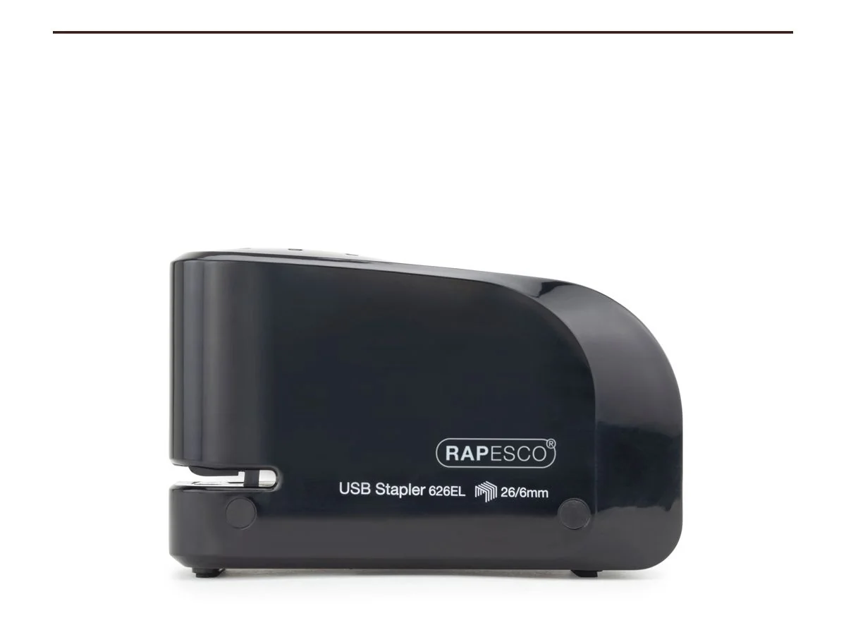 RAPESCO Elektrisches Heftgerät 626EL, schwarz (EAN: 5018505011662)