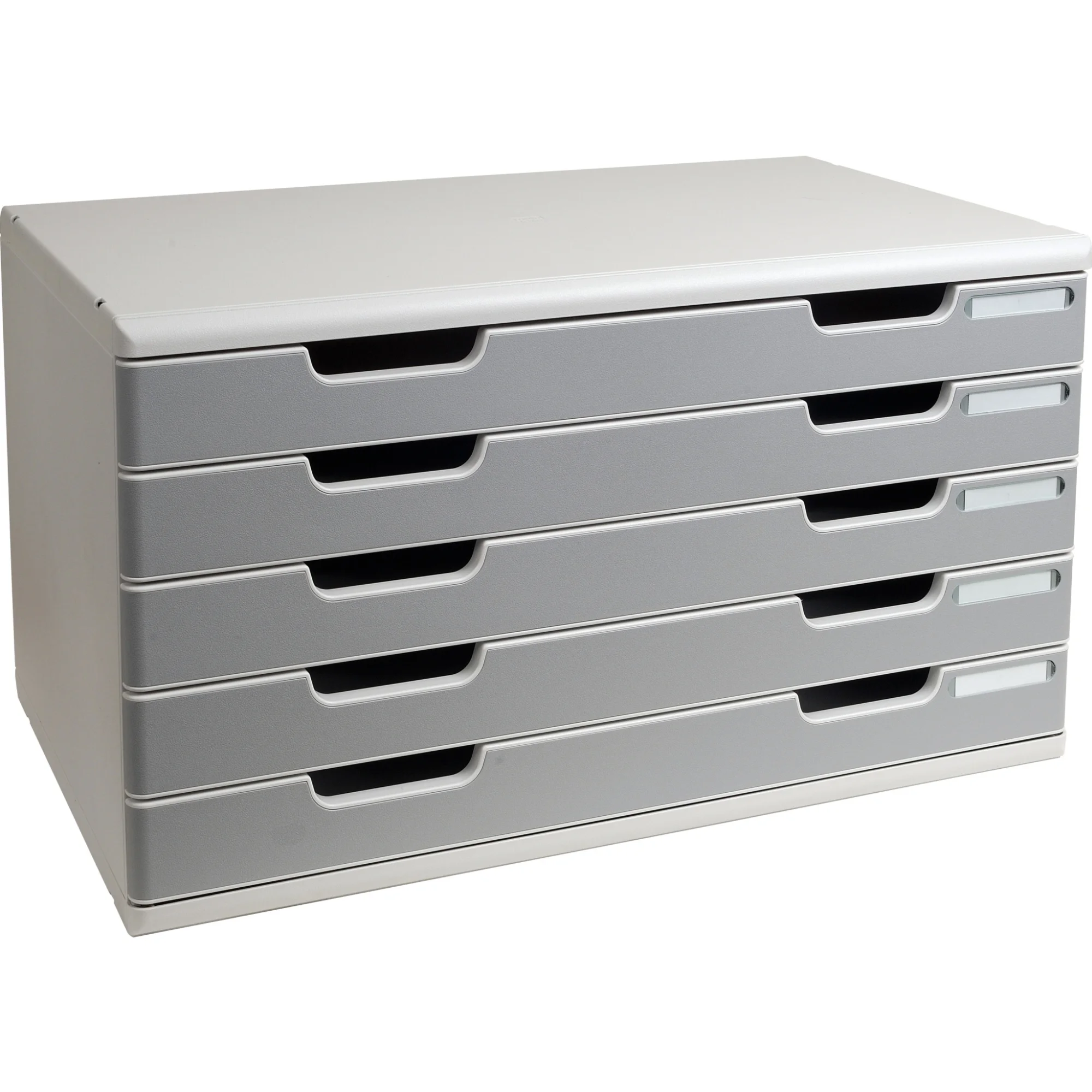 EXACOMPTA Schubladenbox MODULO A3, 5 Schübe, steingrau (EAN: 9002493420601)