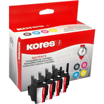 Kores Multi-Pack Tinte G1524KIT ersetzt brother LC-1220/ (EAN: 4045257152498)