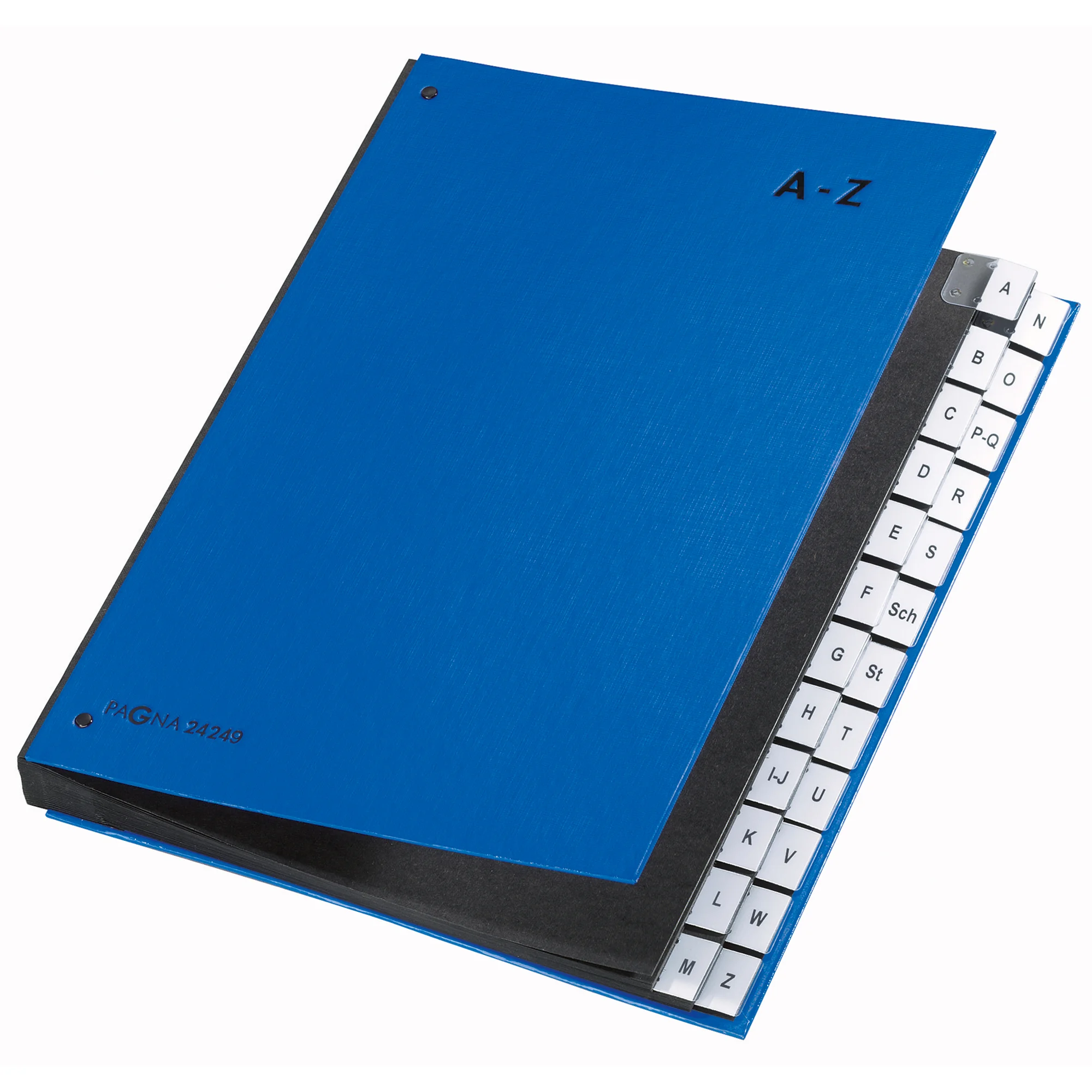 PAGNA Pultordner Color, DIN A4, A - Z, 24 Fächer, blau (EAN: 4013951000278)