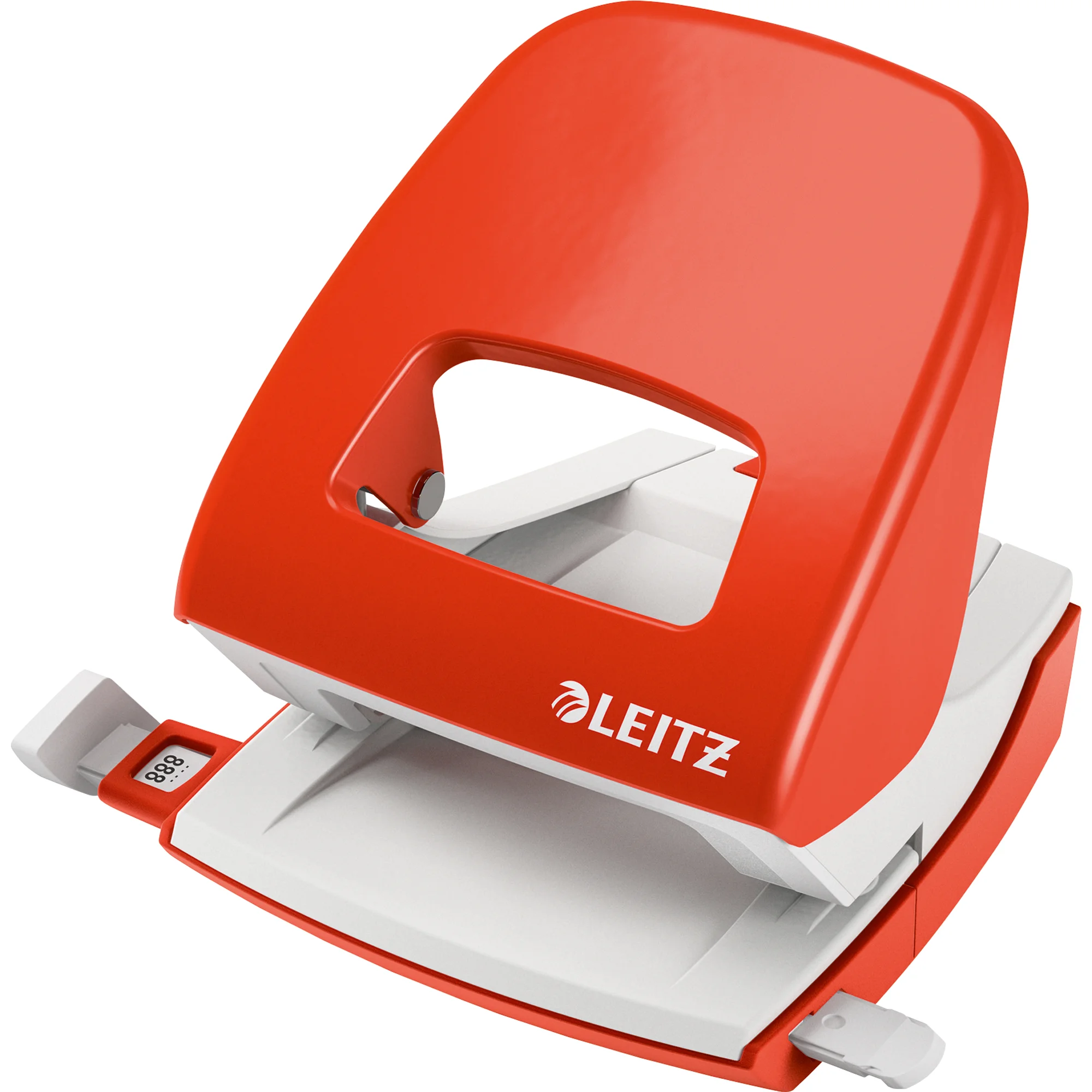 LEITZ Locher Nexxt 5008, Stanzleistung: 30 Blatt, hellrot (EAN: 4002432101146)