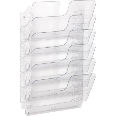 DURABLE Wand-Prospekthalter-Set "FLEXIPLUS 6", A4, 6 Fächer (EAN: 7318080014408)