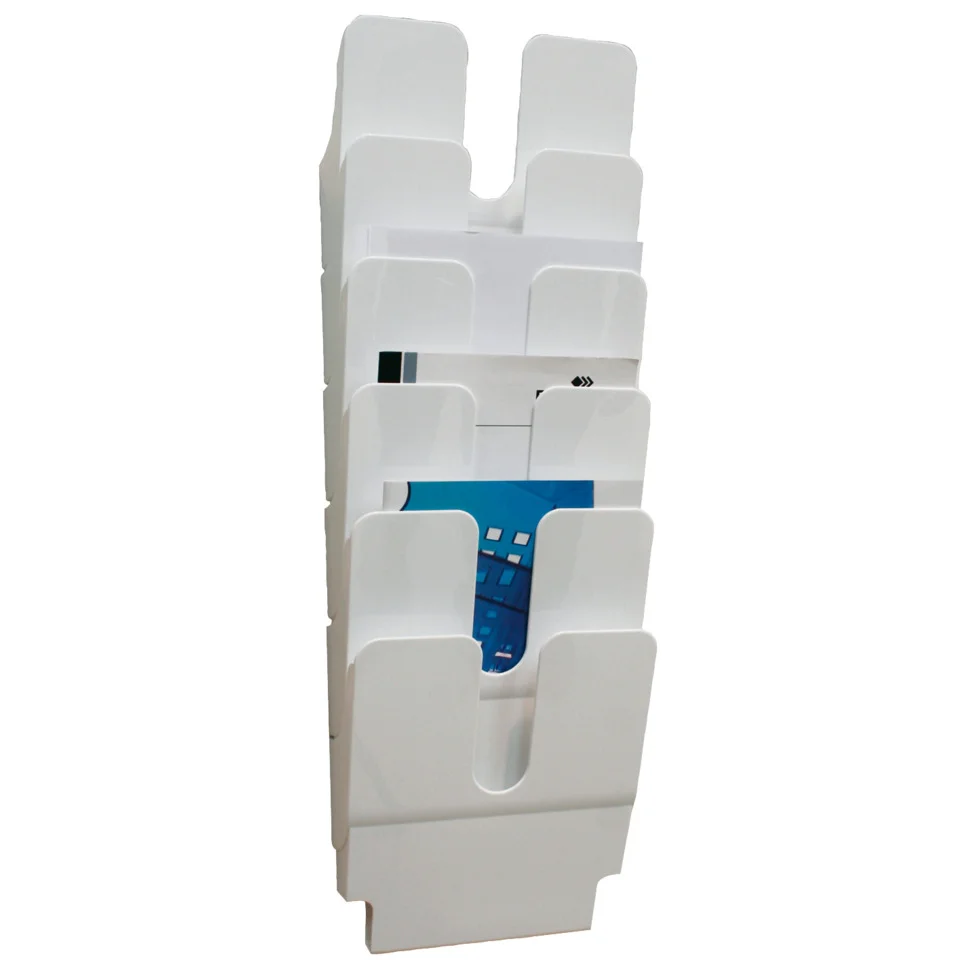 DURABLE Wand-Prospekthalter-Set "FLEXIPLUS 6", A4, 6 Fächer (EAN: 7318080008018)