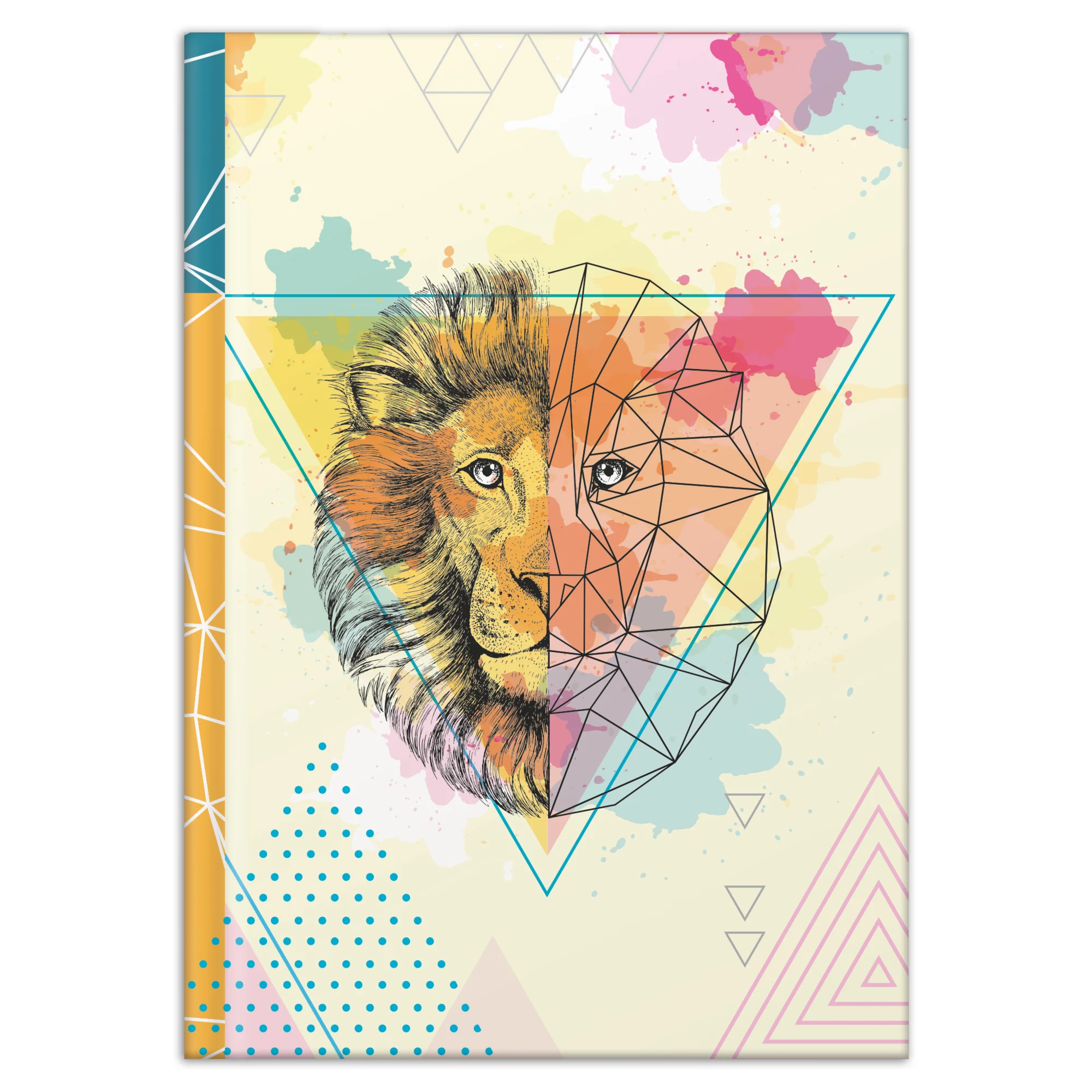 RNK Verlag Notizbuch "Lion", DIN A4, 96 Blatt, blanko (EAN: 4002871468091)