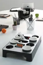 ALBA Stifteköcher "MESHCUP", aus Drahtmetall, grau (EAN: 3129710008896)