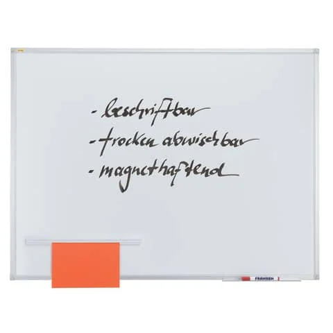 FRANKEN Weißwandtafel X-tra!Line, lackiert, 600 x 450 mm, hellgrau (EAN: 4016946705622)