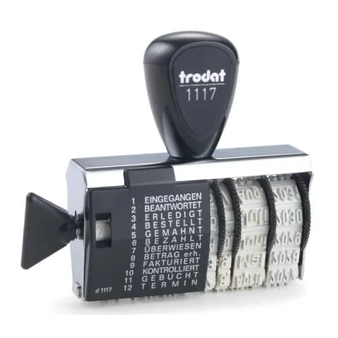 trodat Wortbandstempel 1117, mit Datum (EAN: 0092399143406)