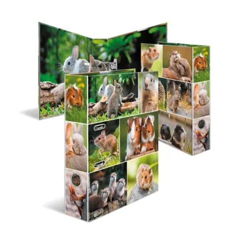HERMA Motivordner "Tierwelten", DIN A4, Nagetiere (EAN: 4008705192521)