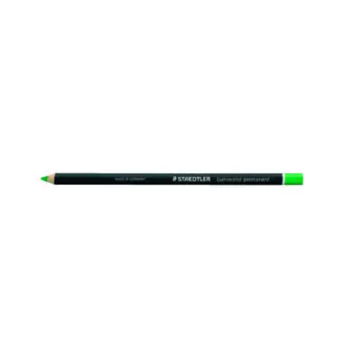 STAEDTLER Trockenmarker Lumocolor permanent glasochrom, grün (EAN: 4007817131381)