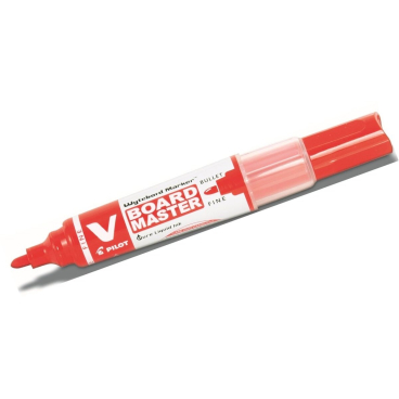 PILOT Whiteboard-Marker V BOARD MASTER, Rundspitze, rot (EAN: 4902505386725)