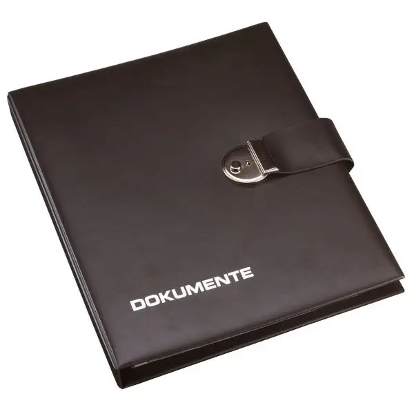 PAGNA Dokumentenmappe, Kunstleder, DIN A4, schwarz (EAN: 4009212250865)