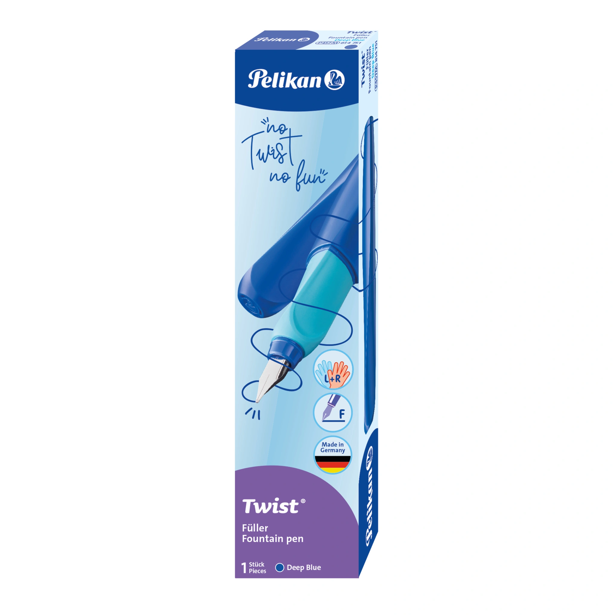 Pelikan Twist Füllhalter Deep Blue, dunkelblau (EAN: 4012700814753)