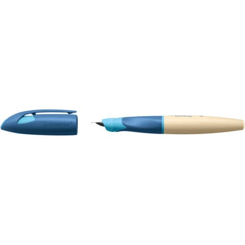 STABILO Füllhalter EASYbirdy Timber R, Rechtshänder, blau (EAN: 4006381606349)